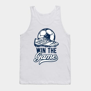 Soccer Shoe Sport Soccer Player Win The Game Tank Top